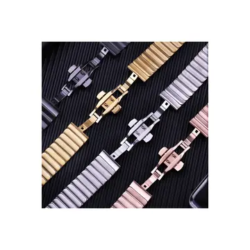 Newface Apple Watch 42mm Kr413 Fine Steel Kordon - Gold
