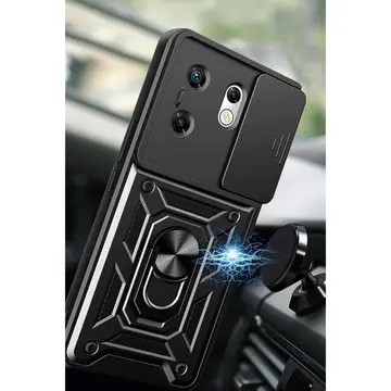 İnfinix Zero 30 4g Kılıf Pars Lens Yüzüklü Silikon - Siyah
