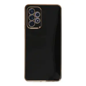Newface Samsung Galaxy A52 Kılıf Volet Silikon - Siyah