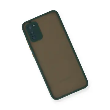 Newface Samsung Galaxy A02s Kılıf Montreal Silikon Kapak - Yeşil