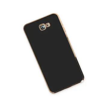 Newface Samsung Galaxy J7 Prime Kılıf Volet Silikon - Siyah
