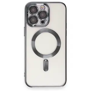 İphone 15 Pro Max Kılıf Kross Magneticsafe Kapak - Titan Gri