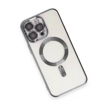 İphone 15 Pro Max Kılıf Kross Magneticsafe Kapak - Titan Gri