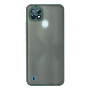 Realme C21 Kılıf Montreal Silikon Kapak - Yeşil