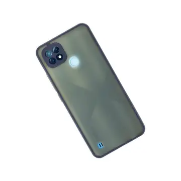 Realme C21 Kılıf Montreal Silikon Kapak - Lacivert