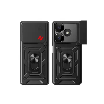 Xiaomi Redmi 13 4g Kılıf Pars Lens Yüzüklü Silikon - Gümüş