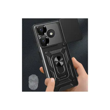 Xiaomi Redmi 13 4g Kılıf Pars Lens Yüzüklü Silikon - Gümüş