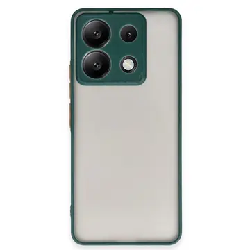 Xiaomi Redmi Note 13 Pro 5g Kılıf Montreal Silikon Kapak - Yeşil