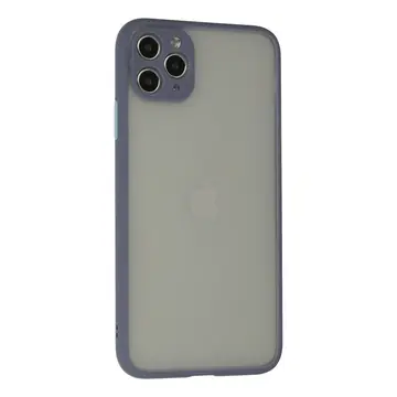 Newface Apple İphone 12 Pro Max Kılıf Montreal Silikon Kapak - Gri