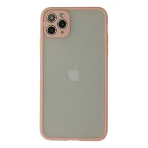 Newface Apple İphone 12 Pro Max Kılıf Montreal Silikon Kapak - Pembe
