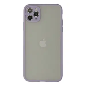 Newface Apple İphone 12 Pro Max Kılıf Montreal Silikon Kapak - Mor