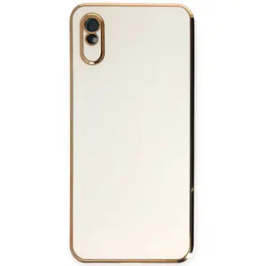 Newface Xiaomi Redmi 9a Kılıf Volet Silikon - Beyaz