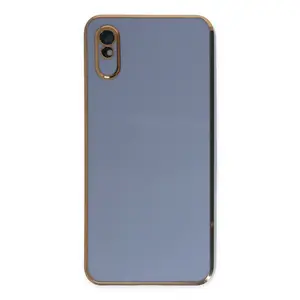 Newface Xiaomi Redmi 9a Kılıf Volet Silikon - Mavi