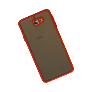 Newface Samsung Galaxy J7 Prime Kılıf Montreal Silikon Kapak - Kırmızı