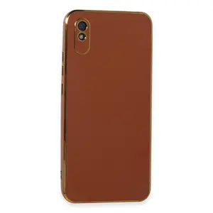 Newface Xiaomi Redmi 9a Kılıf Volet Silikon - Kırmızı