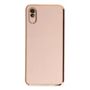 Newface Xiaomi Redmi 9a Kılıf Volet Silikon - Pembe
