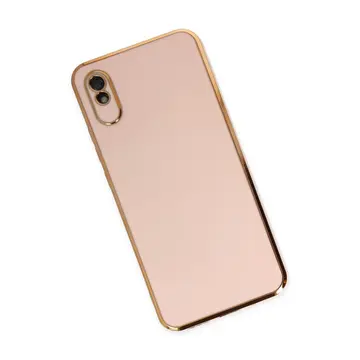 Newface Xiaomi Redmi 9a Kılıf Volet Silikon - Pembe