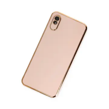 Newface Xiaomi Redmi 9a Kılıf Volet Silikon - Pembe