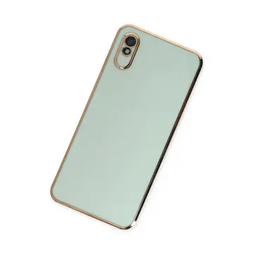 Newface Xiaomi Redmi 9a Kılıf Volet Silikon - Açık Yeşil