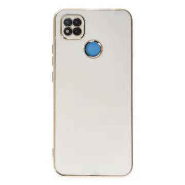 Newface Xiaomi Redmi 9c Kılıf Volet Silikon - Beyaz