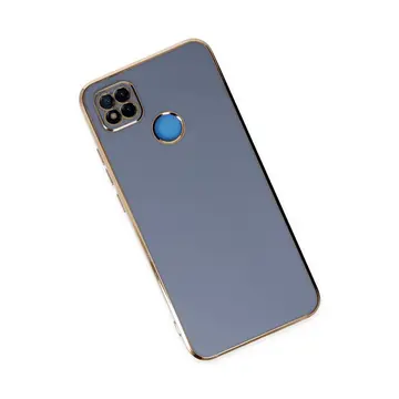 Newface Xiaomi Redmi 9c Kılıf Volet Silikon - Mavi