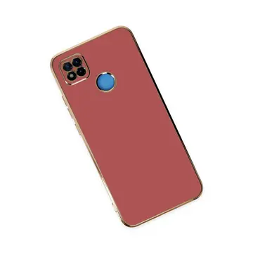 Newface Xiaomi Redmi 9c Kılıf Volet Silikon - Kırmızı