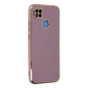 Newface Xiaomi Redmi 9c Kılıf Volet Silikon - Mor