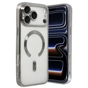 İphone 17 Pro Max Kross Magneticsafe Kapak - Gümüş