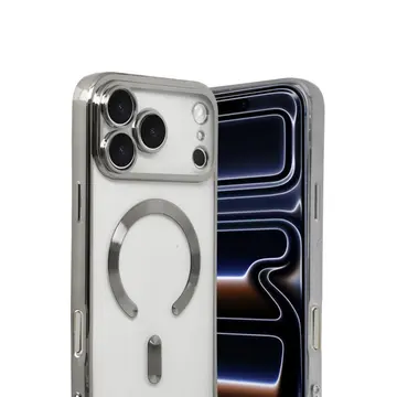 İphone 17 Pro Max Kross Magneticsafe Kapak - Gümüş