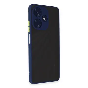 İnfinix Hot 30 4g Kılıf Montreal Silikon Kapak - Lacivert