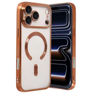 İphone 17 Pro Max Kross Magneticsafe Kapak - Turuncu