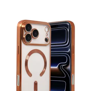 İphone 17 Pro Max Kross Magneticsafe Kapak - Turuncu