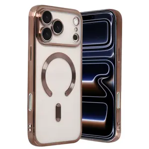 İphone 17 Pro Max Kross Magneticsafe Kapak - Çöl Titanyum