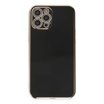 Newface Apple İphone 12 Pro Max Kılıf Volet Silikon - Siyah