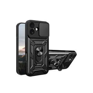 İphone 17 Pars Lens Yüzüklü Silikon - Siyah