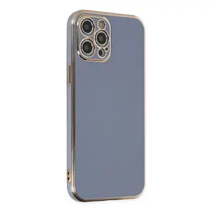 Newface Apple İphone 12 Pro Max Kılıf Volet Silikon - Mavi