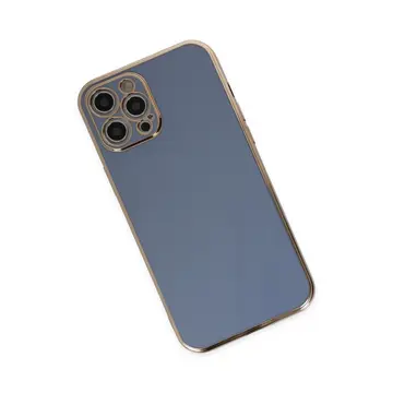 Newface Apple İphone 12 Pro Max Kılıf Volet Silikon - Mavi