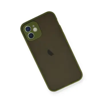 Newface Apple İphone 12 Mini Kılıf Montreal Silikon Kapak - Açık Yeşil