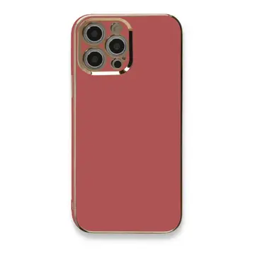Newface Apple İphone 12 Pro Max Kılıf Volet Silikon - Kırmızı