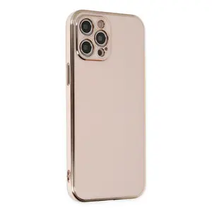 Newface Apple İphone 12 Pro Max Kılıf Volet Silikon - Pembe