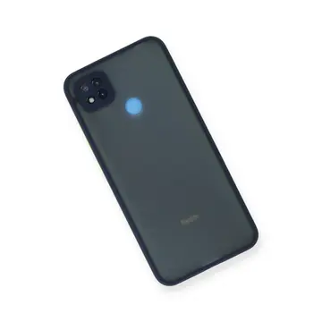 Newface Xiaomi Redmi 9c Kılıf Montreal Silikon Kapak - Lacivert