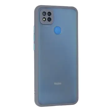 Newface Xiaomi Redmi 9c Kılıf Montreal Silikon Kapak - Gri