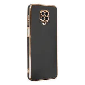 Newface Xiaomi Redmi Note 9 Pro Kılıf Volet Silikon - Siyah