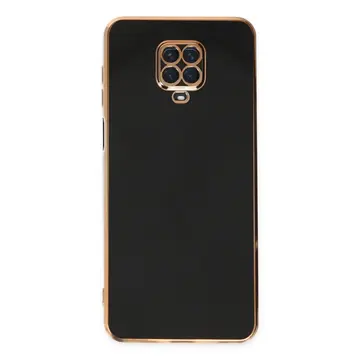 Newface Xiaomi Redmi Note 9 Pro Kılıf Volet Silikon - Siyah