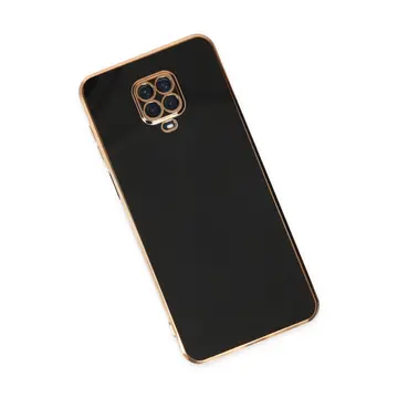 Newface Xiaomi Redmi Note 9 Pro Kılıf Volet Silikon - Siyah