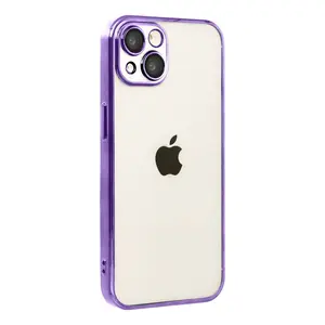 İphone 15 Razer Lensli Silikon - Mor