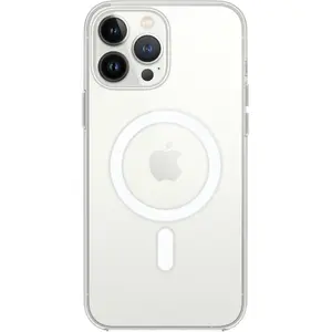 İphone 15 Pro Max Kılıf Magneticsafe Şeffaf Silikon - Şeffaf