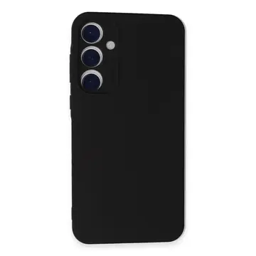 Samsung Galaxy A55 5g Kılıf Nano İçi Kadife Silikon - Siyah