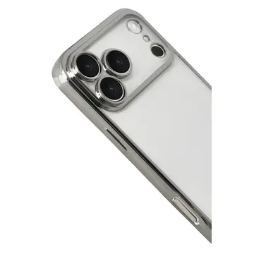 İphone 17 Pro Razer Lensli Silikon - Gümüş