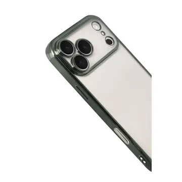 İphone 17 Pro Razer Lensli Silikon - Yeşil